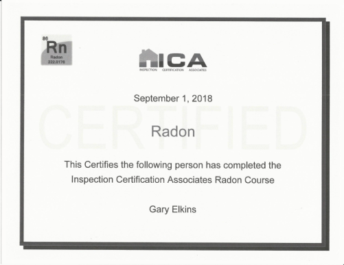 Radon Certificate